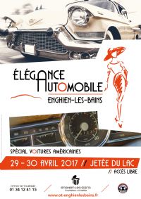 Élégance Automobile 2017. Du 29 au 30 avril 2017 à Enghien-les-Bains. Valdoise.  14H00